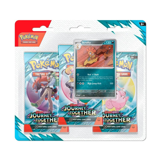 Pokémon SV09 Journey Together 3-Pack Blister (EN)